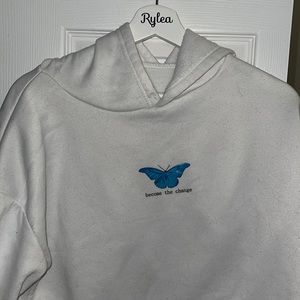 White ‘Become The Change’ Hoodie